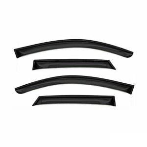 Volvo XC90 Wind Deflector - Omac - Acrylic 4 Pcs - Black - '02-'14